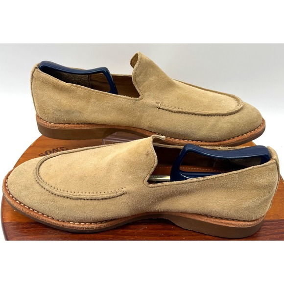 Allen Edmonds Tan Suede Loafers main image 8